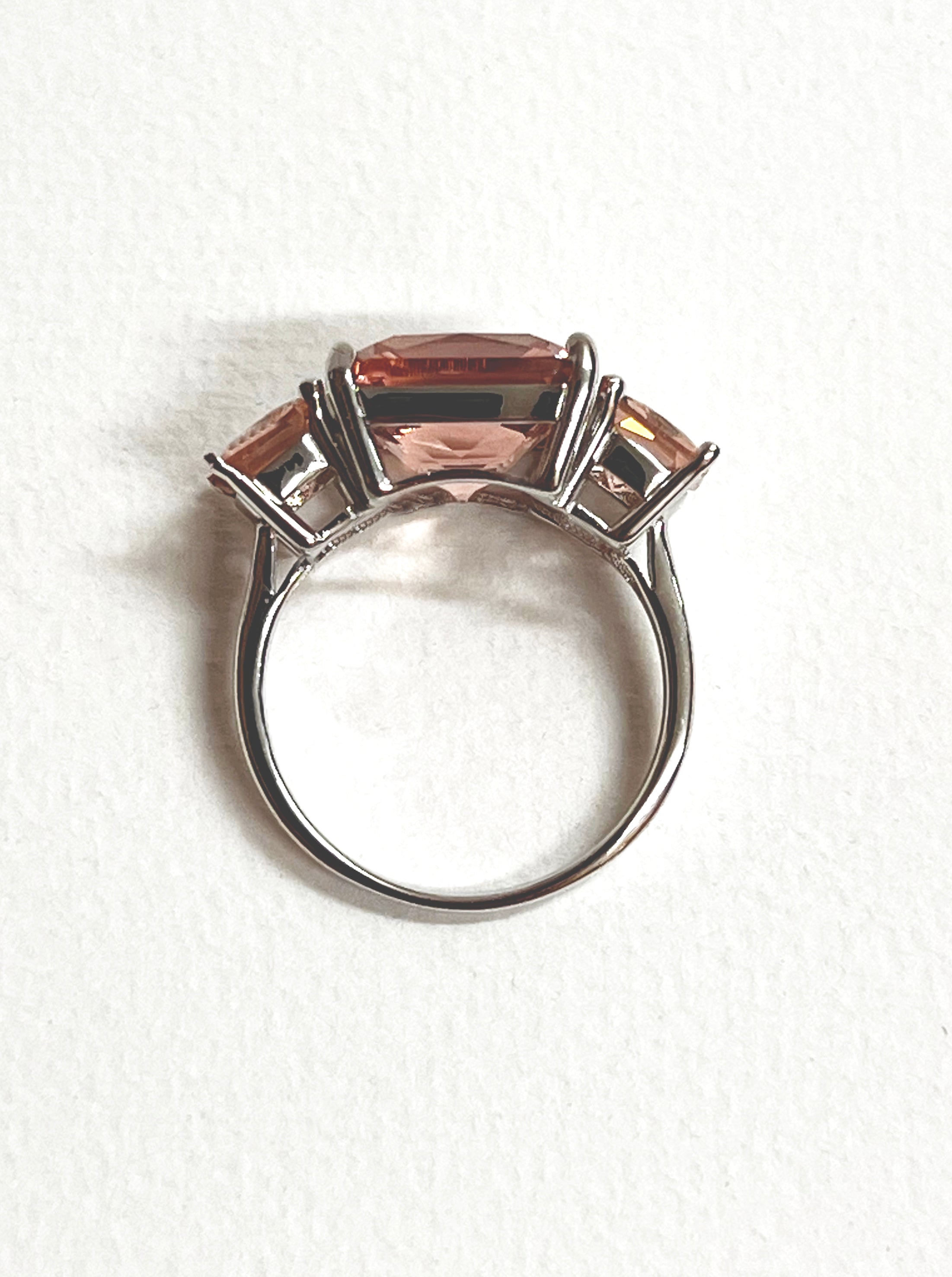 Ave Pink Tourmaline Ring Silver