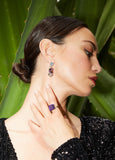 Servalan Amethyst Silver Ring