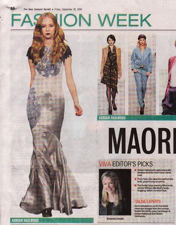 NZ Herald , Fashion Week, 2009