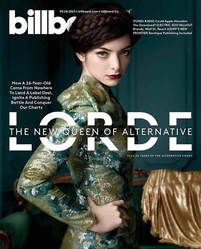 Billboard Magazine:  Lorde Cover x Hailwood 2013