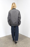 Ana Quilted Silver Bomber