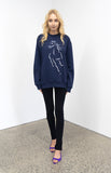Gallop Navy Sweatshirt