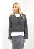 Marta Tweed Cropped Blazer