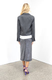 Mira Sequin Silver Skirt
