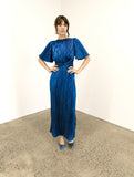 Galaxy Dress Metallic Blue