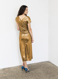 Gold Lake Lamé Dress