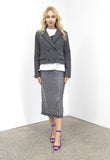 Mira Sequin Silver Skirt