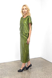 Mercury Dress In Cerise Green Sequin