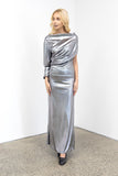 Toni Silver Lame Dress