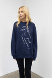 Canter Sweatshirt  In Navy