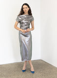 Silver Lake Lamé Dress