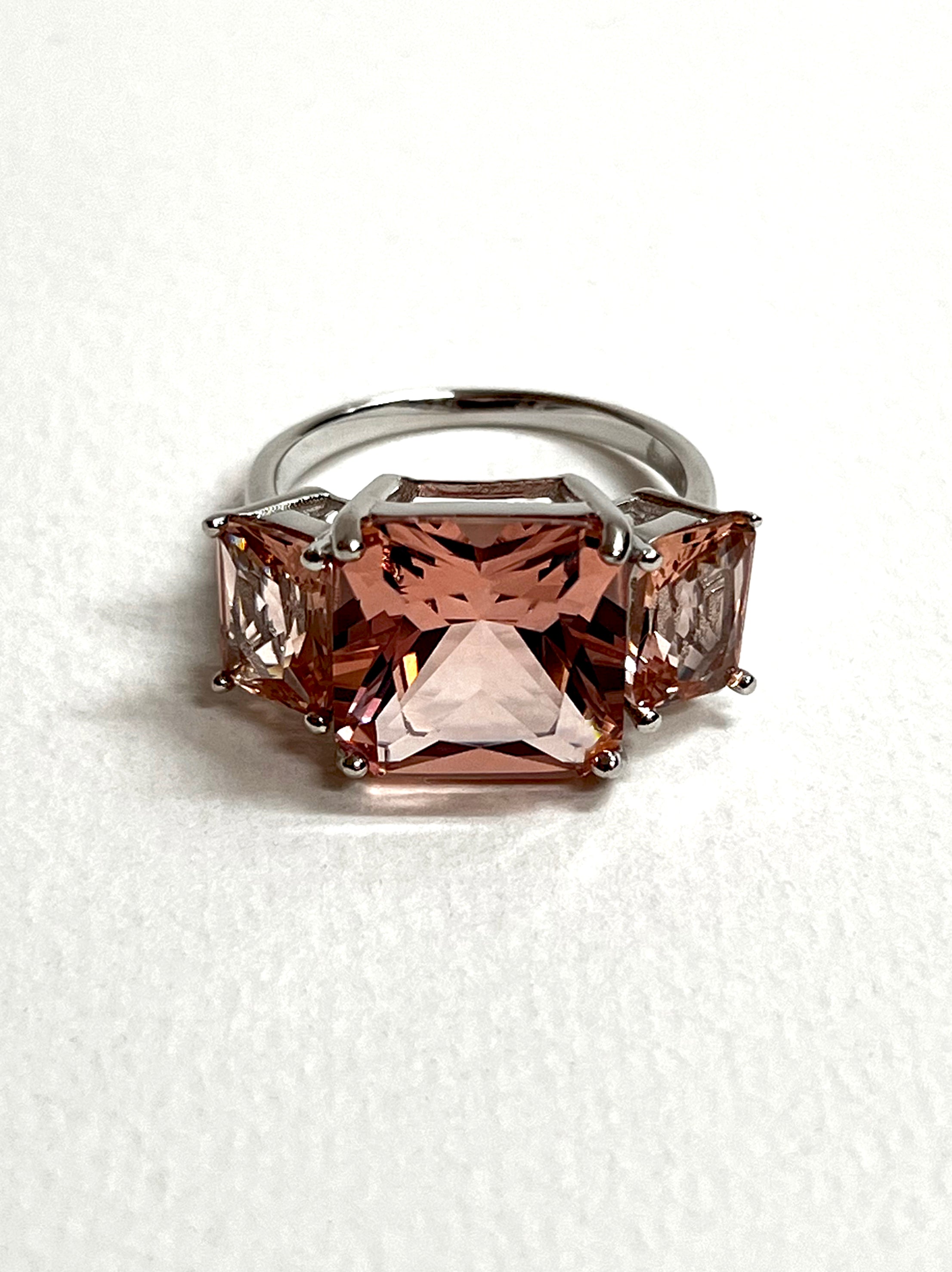 Ave Pink Tourmaline Ring Silver