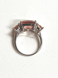 Ave Pink Tourmaline Ring Silver