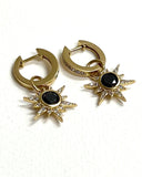 Sun Goddess Earrings In Gold