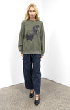 Bat Sweatshirt In Green