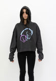 Hera Horse Hoodie (Charcoal)