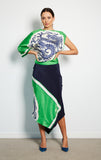 Dragon Queen Silk Cocktail Dress (Sold Out)