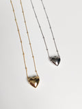 Vita Heart Necklace In Gold