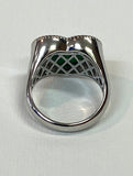 Valencia Heart Ring In Silver Lapis Lazuli